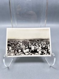 Vintage Postcard Black-and-White Seattle, Washington Skyline