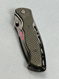 Black And Grey Folding Knife