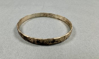 Silver Tone Bracelet Taxco Mexico