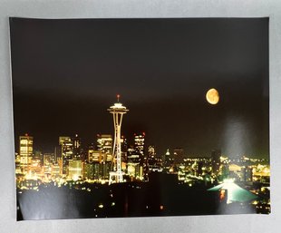 Seattle Space Needle At Night