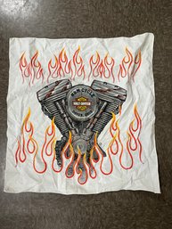 Vintage Harley Bandana From Dover Ohio.