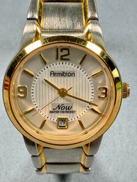 Armitron Watch With Metal Bracelet Band