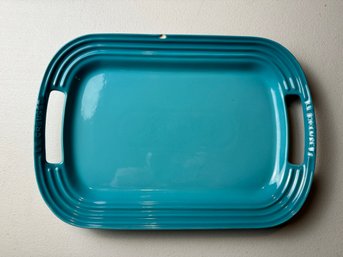 Le Creuset Caribbean Stoneware Oval Serving Platter