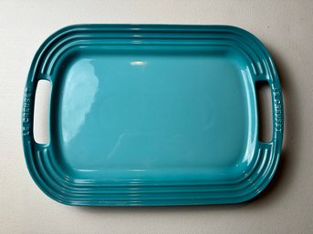 Le Creuset Caribbean Stoneware Oval Serving Platter