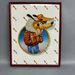 Framed Goofy In A Leather Jacket