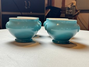 Le Creuset Caribbean Heritage Soup Bowls Set Of 4