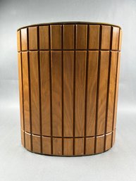 Vintage MCM Gruvwood Wastebasket NY Worlds Fair 1964