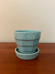 Vintage Turquoise McCoy Planter