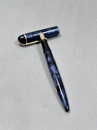 Wahl-Eversharp Skyline Fountain Pen, Specifically In The Blue Moire Stripe