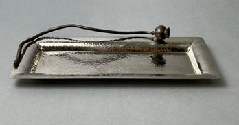 Silver Flower Trinket Tray