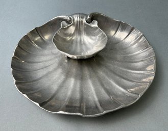 Pewter Chip And Dip Set