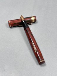 Wahl-Eversharp Fountain Pen  Featuring A Red Woodgrain