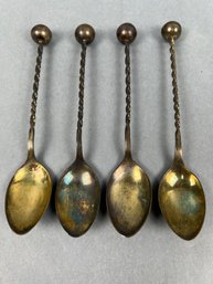 Small Silver Spoons Marked 830 S.