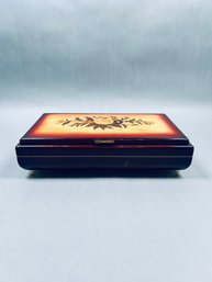 Vintage Italian Wood Inlay Jewelry Music Box - Song: Romeo & Juliet