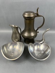 Lot Of Pewter Items.