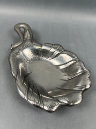 Arthur Court Elephant Dish Dated 1987.