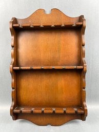 Decorative Wood Spoon Holder.