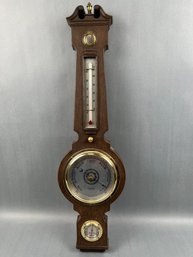 Barometer Thermometer And Hygrometer Plastic Case.