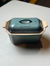 Le Creuset Rectangle Green Pan Tureen With Press