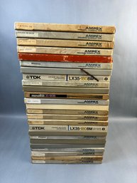 Lot Of 25 Metal Ampex And Other Reels