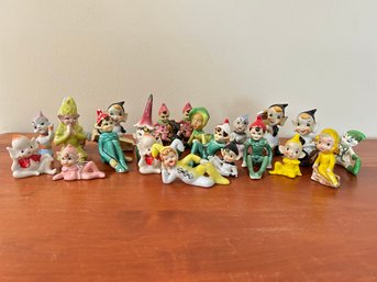 Large Group Of Vintage Elves