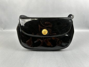Albert Nipon Patent Leather Purse