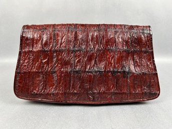Vintage EEL Skin Clutch