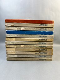 Lot Of 12 Mostly Ampex Metal Reels