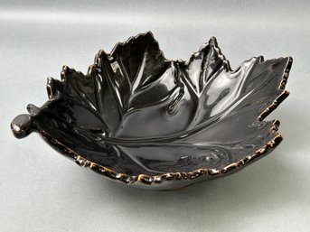 Vietri Leaf Decor Bowl Made In Italy