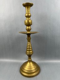 Large Brass Candleholder.
