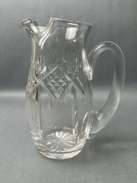 Vintage Clear Glass Pitcher