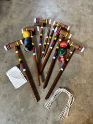Wooden Croquet Set