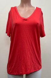 Dolcezza Coral V Neck T-shirt - L