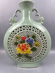 Large Vintage Chinese Porcelain Art Deco Period Vase.
