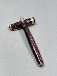 Parker Vacumatic Fountain Pen, Likely In The Burgundy Pearl