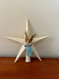 Vintage Plastic Star Christmas Tree Topper