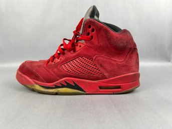Jordan 5 Retro Red Suede 2017 Sz10