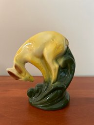 Vintage Ceramic Deer Planter