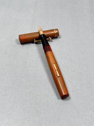 Vintage Wahl Eversharp Fountain Pen Wood Grain