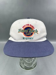 Vintage Hard Rock Cafe Sydney Snapback