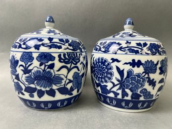 Pair Of Chinese Ginger Jars.