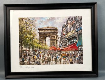 Paris Print Of Champs Elyseis