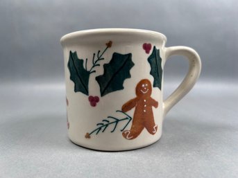 Hartstone Pottery Mug Gingerbread Man