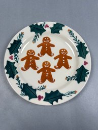 Hartstone Pottery Plate Gingerbread Man