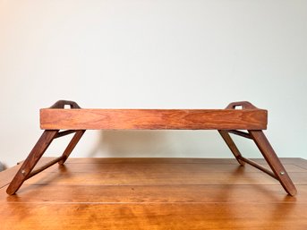 Winsome Wood Teak Bed Tray With Folding Legs