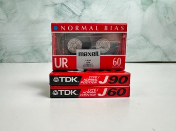 Three Blank Cassettes