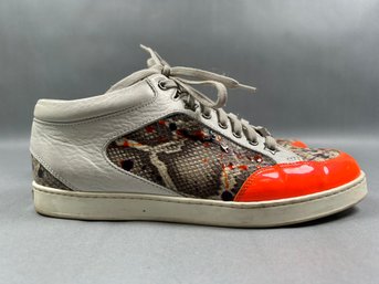 Jimmy Choo Python Sneakers Sz 39