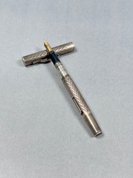 Vintage Superite Sterling Fountain Pen With 14K Nib