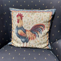 Tapestry Rooster Throw Pillow