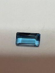 Blue Sapphire Faceted Gemstone